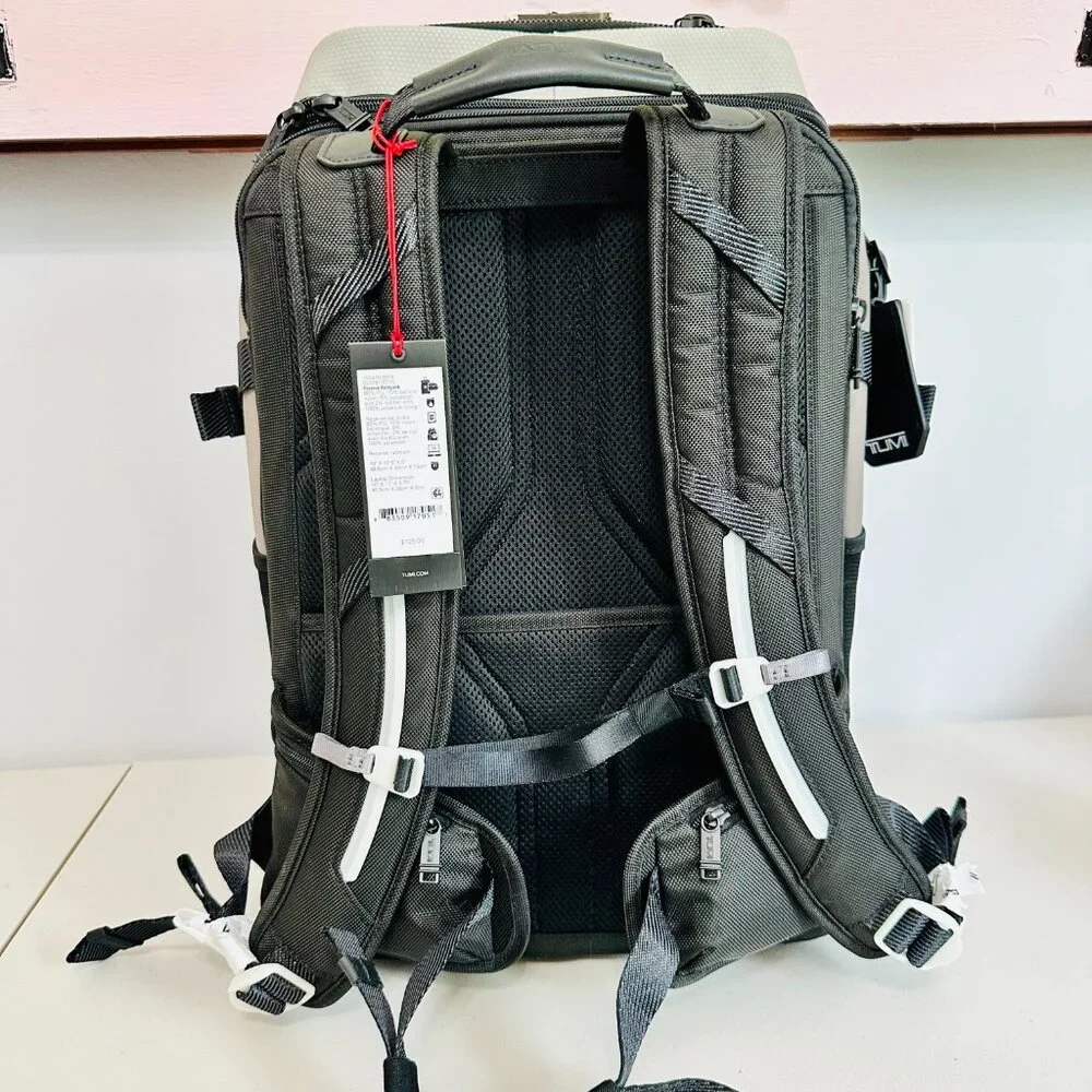 TUMI ALPHA BRAVO RESERVE UNISEX BACKPACK CHALK RUCKSACK